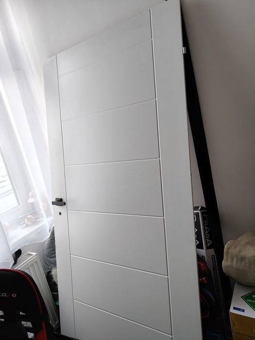 Drzwi pokojowe białe 90  bez klamki!