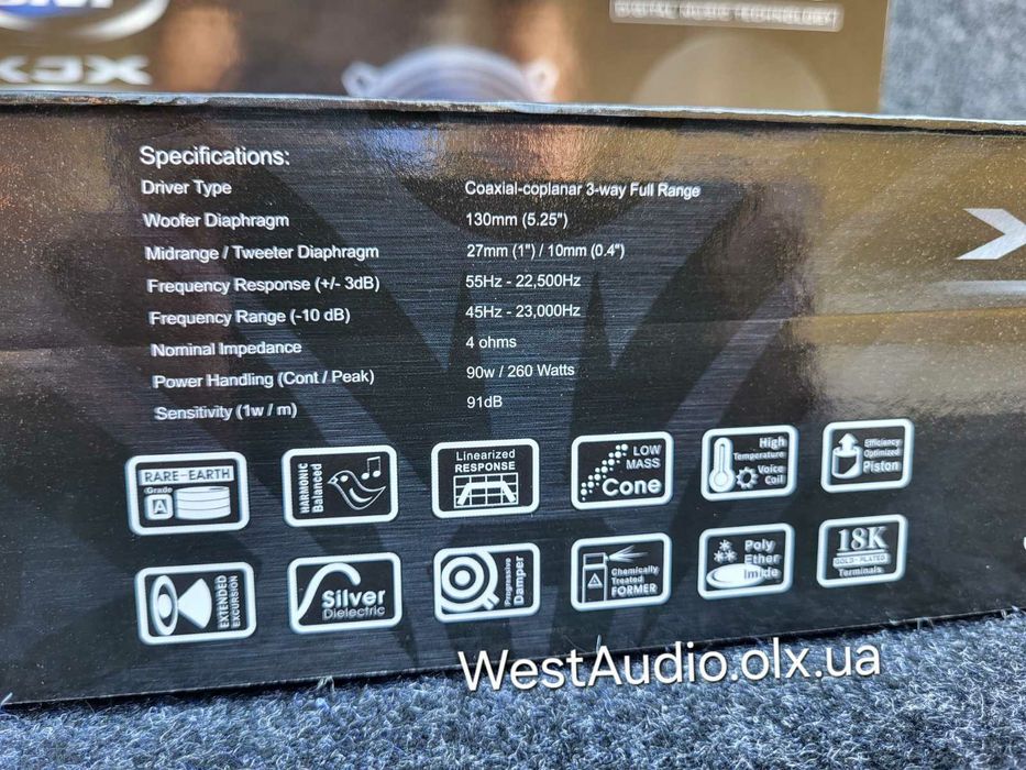 13см. Boschmann JX-5588/динаміки в авто/колонки/акустика: 840 грн