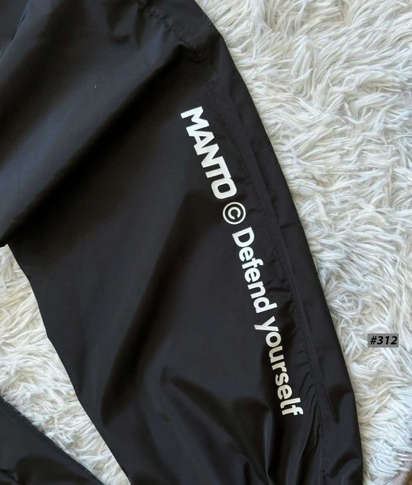 Нейлон — 1ОО% | Черные Штаны MANTO Gore-Tex Спортивні