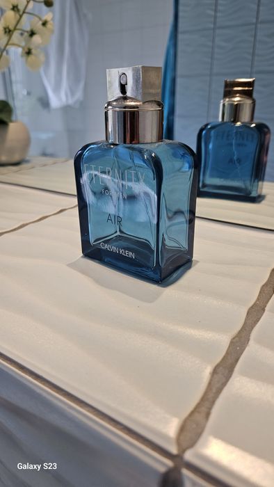Pusty flakon po perfumach eternit air meski 100 ml