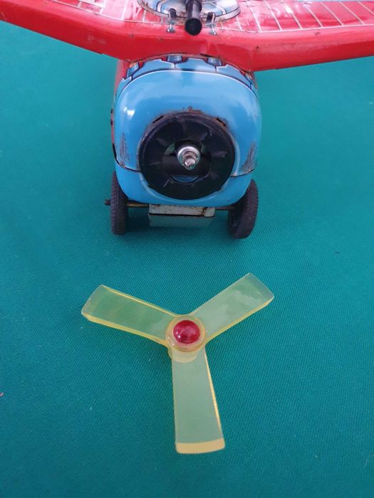 Tiger Plane, Modern Toys - Avião de Lata - Anos 60 - Japão