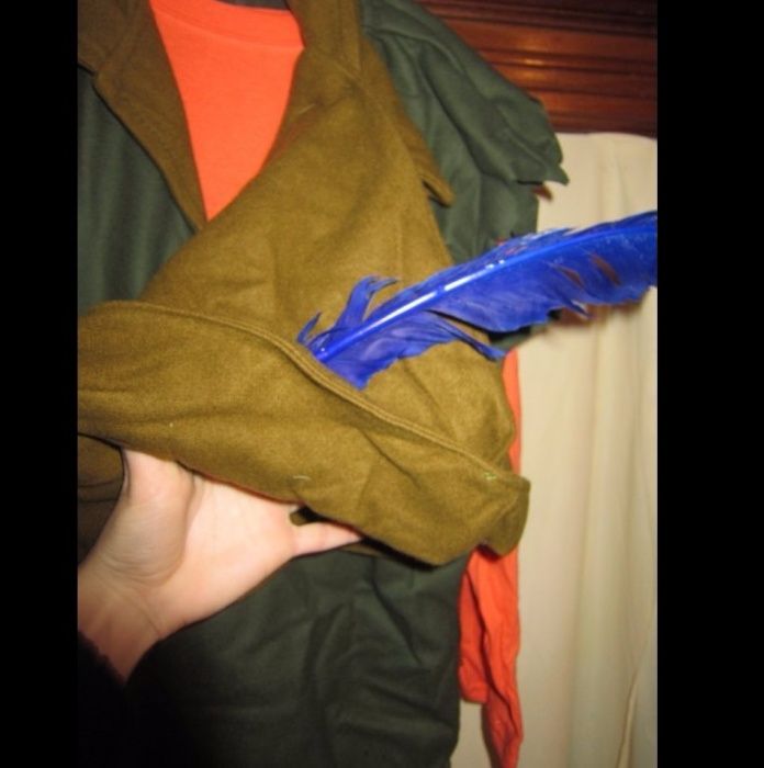 Fantasia de Carnaval - Robin dos Bosques 10 anos - camisola , calças ,