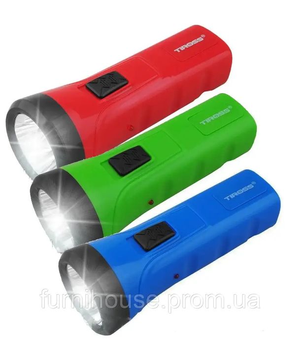 Ручной фонарь аккумуляторный светодиодный с 4 LED диодами компактный T