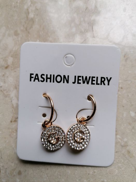 Kolczyki sztuczna biżuteria