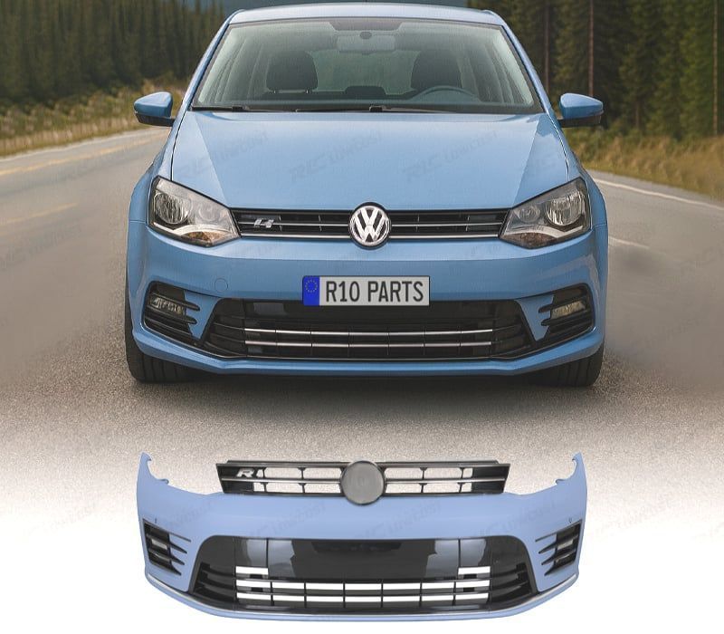 PARA-CHOQUES DIANTEIRO VOLKSWAGEN VW POLO 09-17 LOOK WRC PDC