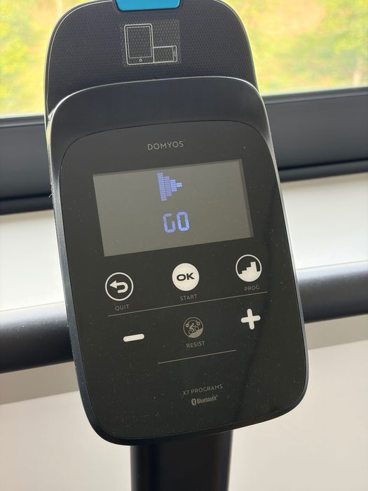 Bicicleta Estática DOMYOS Bike 500 Autoalimentada Bluetooth
