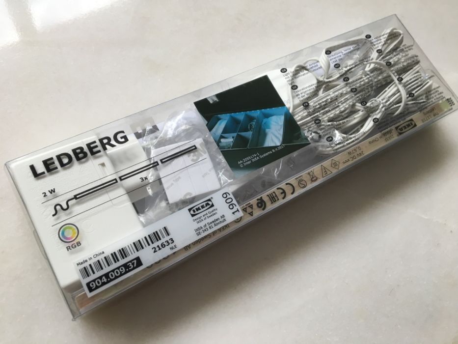 Calha de iluminação LED multicor nova