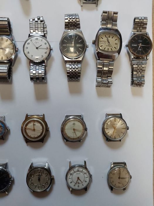 Zegarek. zegarki. Mechaniczny zegarek. Polot. Slava. Pobeda.