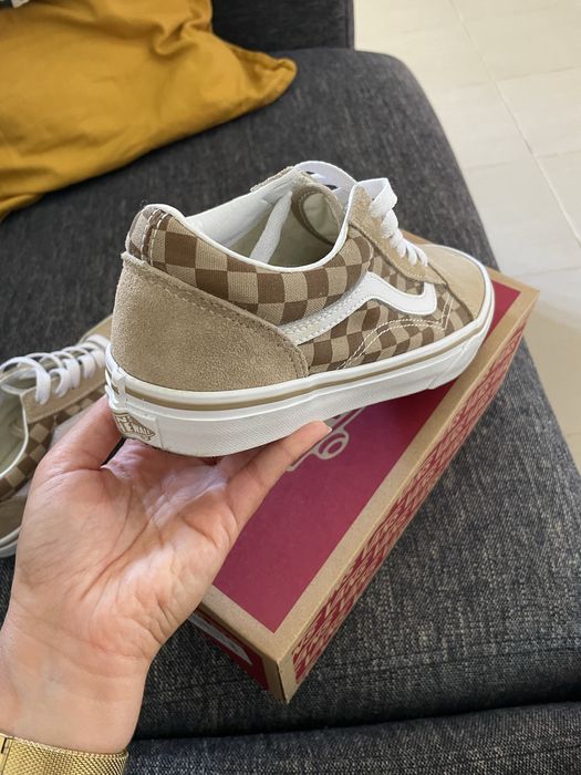 Vans Old Skool Bege Xadrez