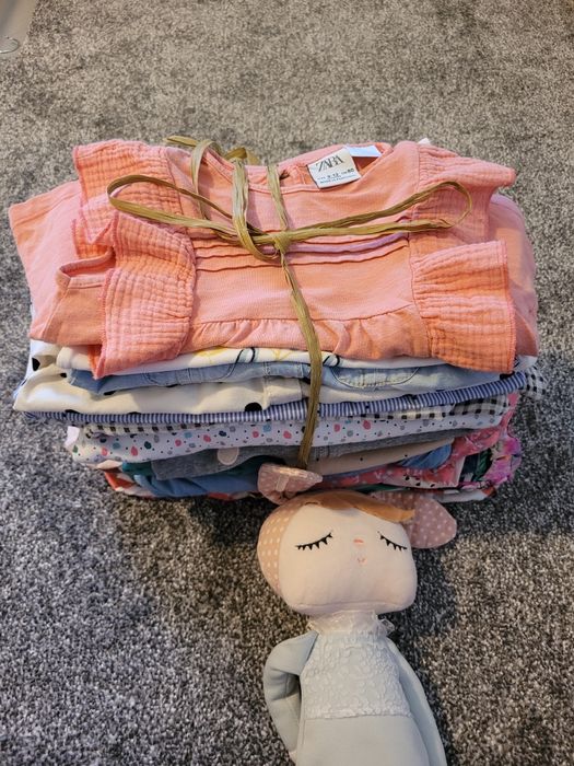 Mega paka ubrań dziewczynka rozmiar 80 Zara, Next, H&M