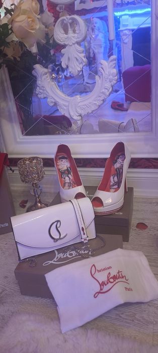 Torebka Christian Louboutin limited edyttion withe
