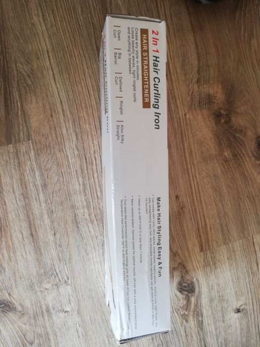 Prostownica lokówka 2 in 1