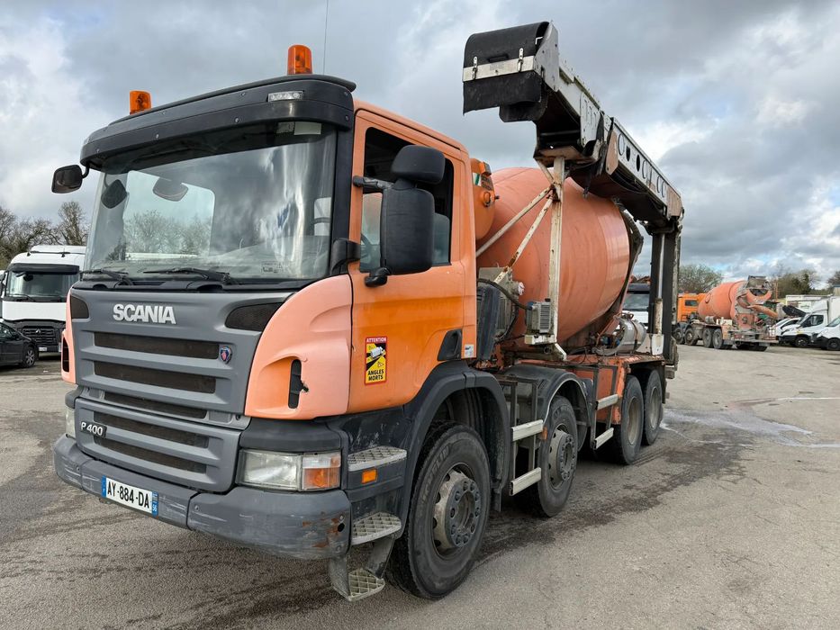Scania P400  8x4, 8 m3