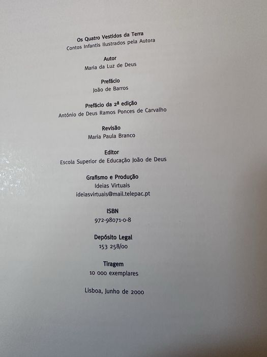 OS QUATRO VESTIDOS DA TERRA