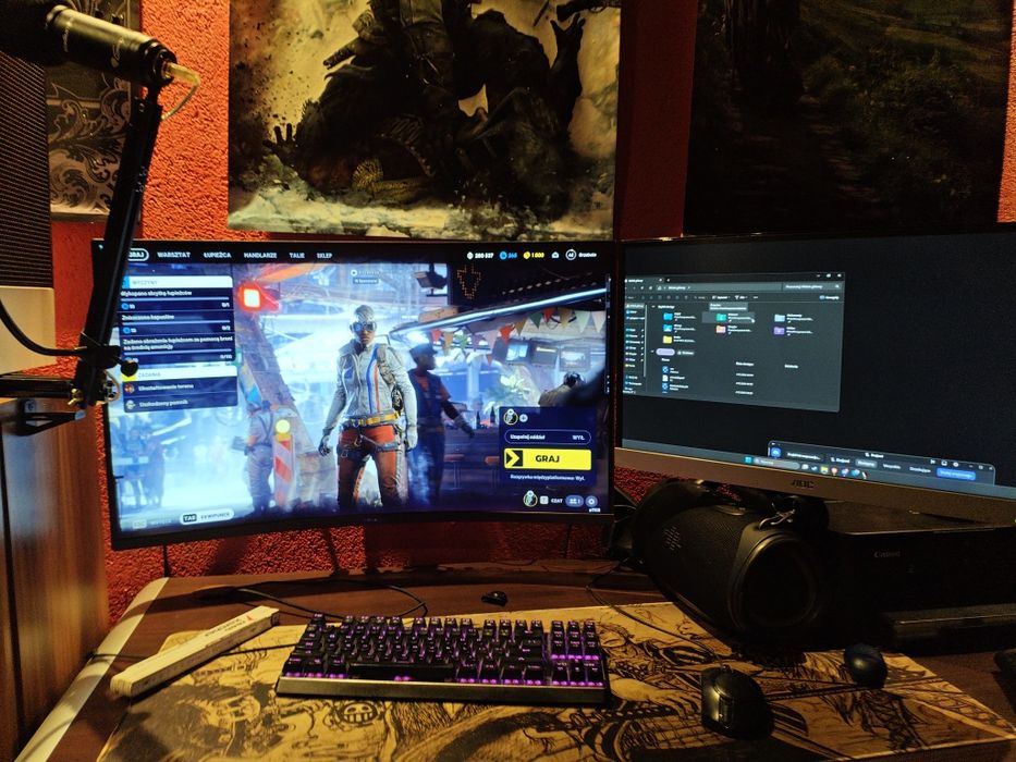 Monitor LG ultragear 32g60qc-b LED va 180 Hz wqhd