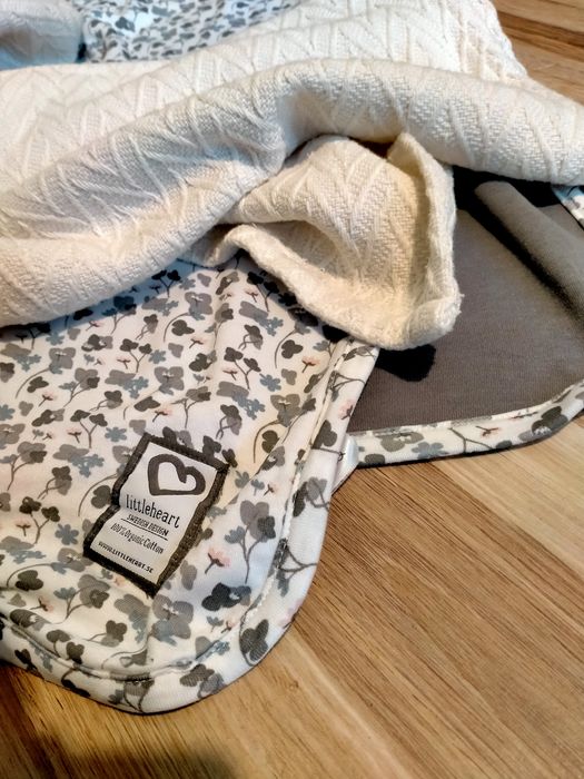 Miękkie bawełniane kocycki dla noworodka, niemowlaka