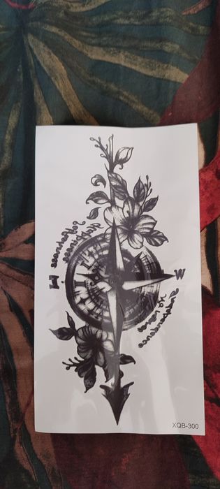 Tatuaż tymczasowy wodoodporny  DUŻY. Tattoo