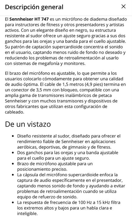 Se vende microphone