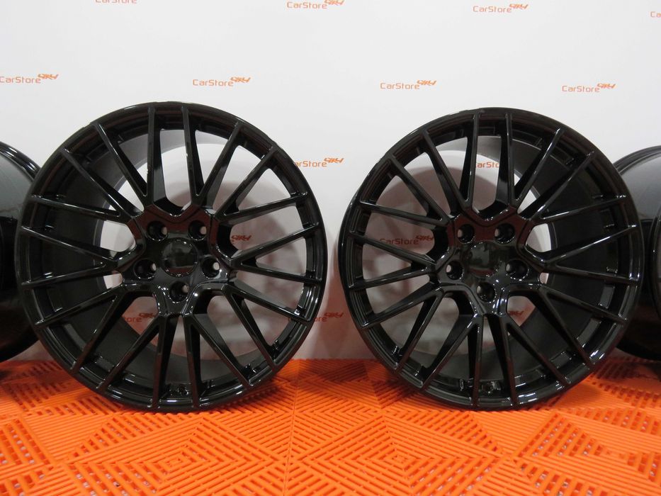 Jantes Look Porsche Panamera Turbo S E-Hybrid 21" 5x130 Pretas