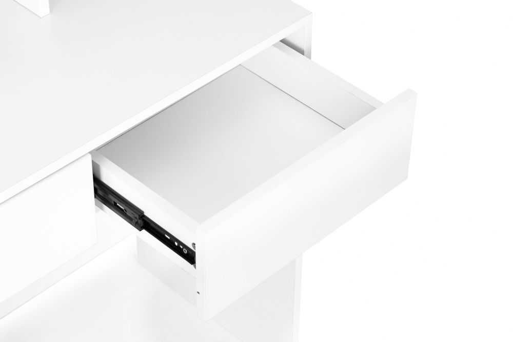 NOWA Biała Toaletka Z Dużym Lustrem Dla Dziewczynki Biurko Komoda FV