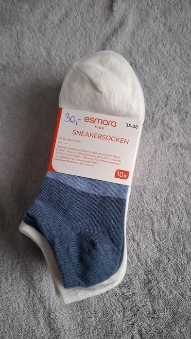 Skarpetki młodzieżowe rozmiar 35-38 Esmara Kids
