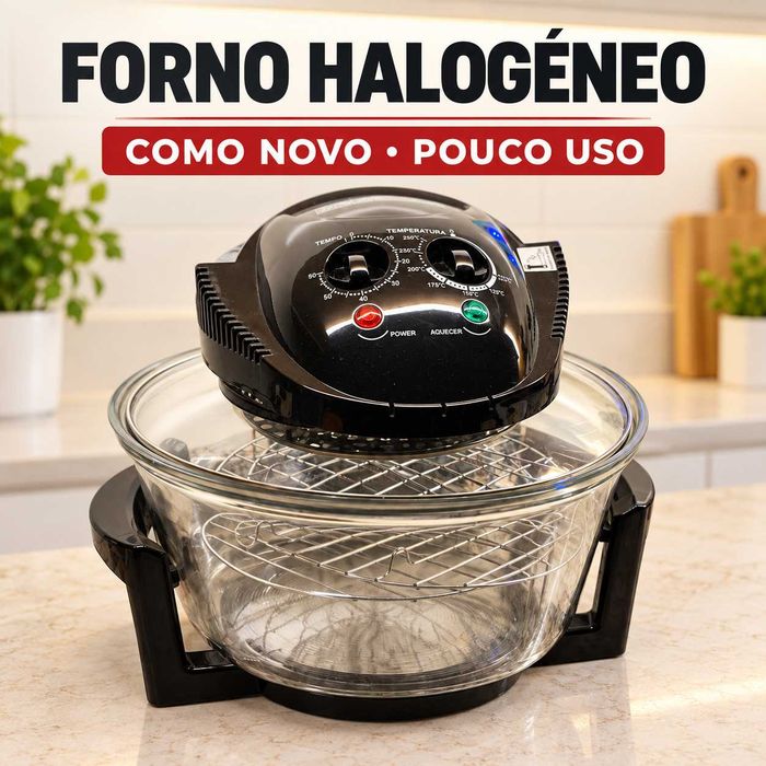 Forno halogéneo de convecção – Como novo
