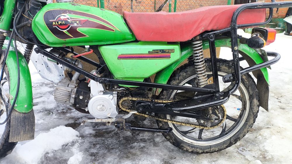 Мопед Альфа 110 з коляскою