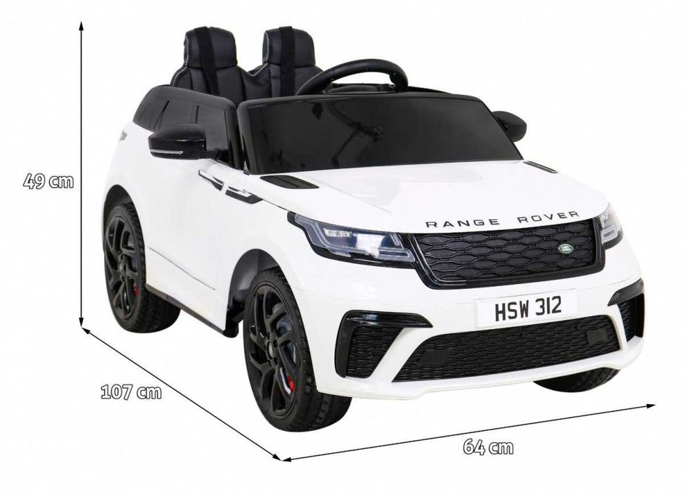 Auto na akumulator LAND ROVER VELAR, Miękkie siedzenie i koła/QY2088