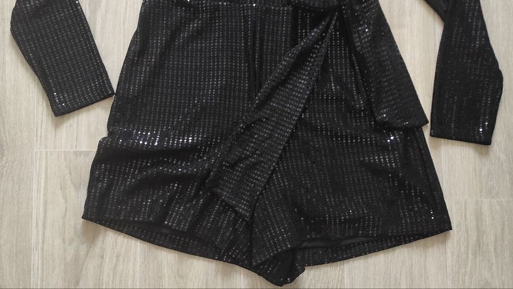 Святковий ромпер-комбінезон паєтки 46-48 next