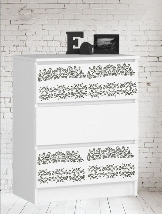 Szablon, malarski, DIY, crapbookingu, tynk ozdobny - Nr C 20