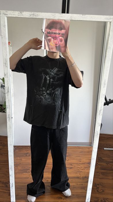 футболка Vetements cross 2026 tee S M L balenciaga rick owens project gr acne studios