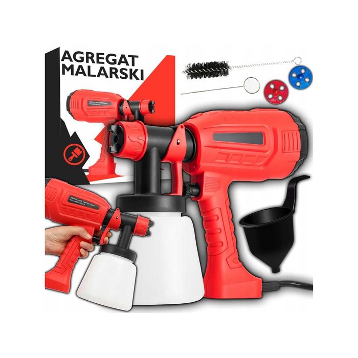 Pistolet natryskowy 400W zbiornik 1,2L