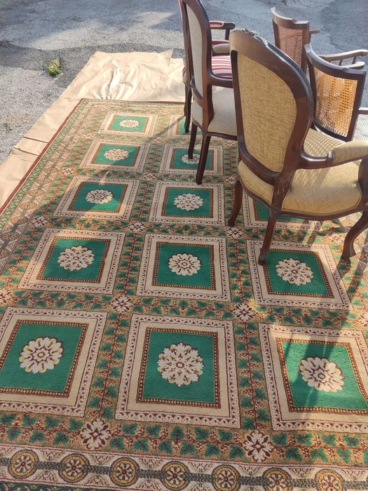 Carpete verde vintage