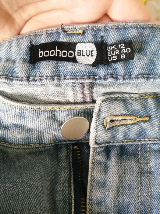 Boohoo блакитні шорти мом