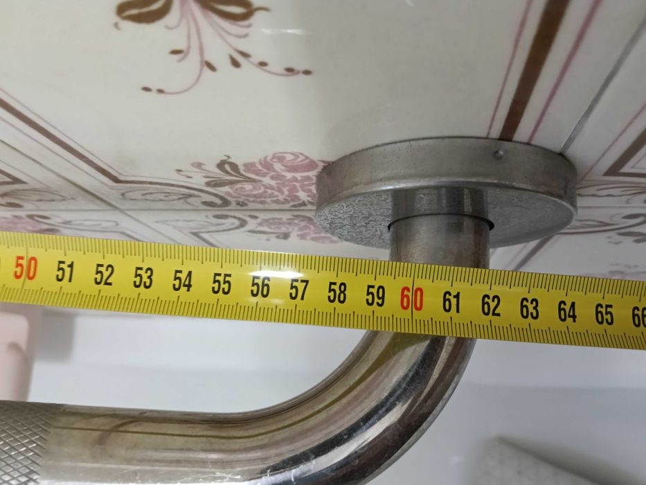 Barra 60 cm-30mm Anti-Deslizante Cromado