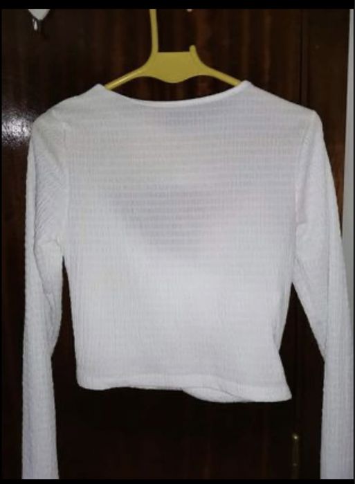 Top de mulher amolfadado branco