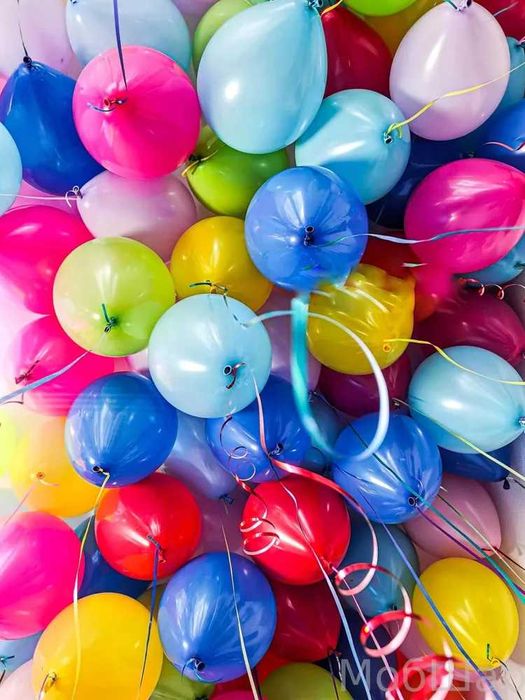 Повітряні кулі для надування 100 шт у наборі. в добрі руки
