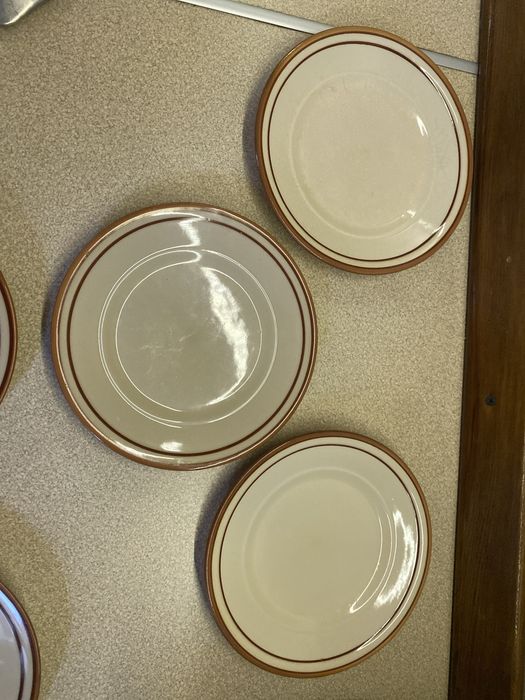 Małe talerzyki PRL.