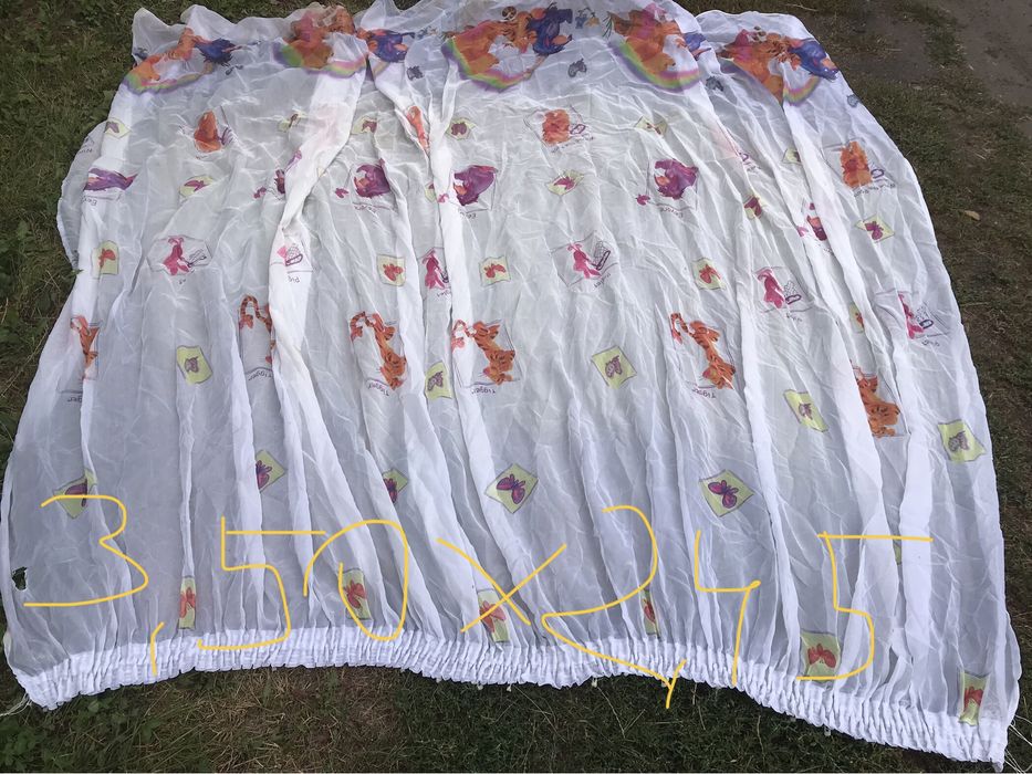 Тюль шикарна тюль з кільцями