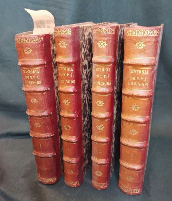 História de S. Domingos (4 Vols. Completo) – Frei Luís de Sousa – 1767