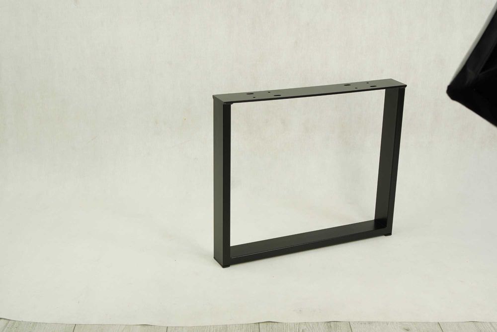 Nogi do stolika kawowego LOFT metalowe stalowe spawane industrial do blatu czarne