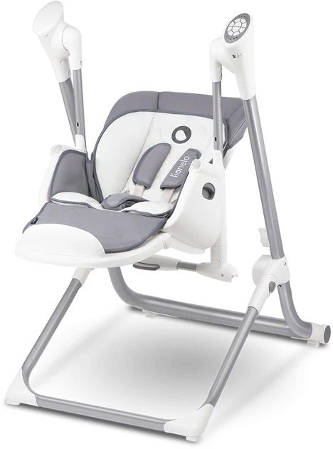 Крісло-гойдалка для годування 2 в 1 Lionelo Niles Grey (LO.NI01)