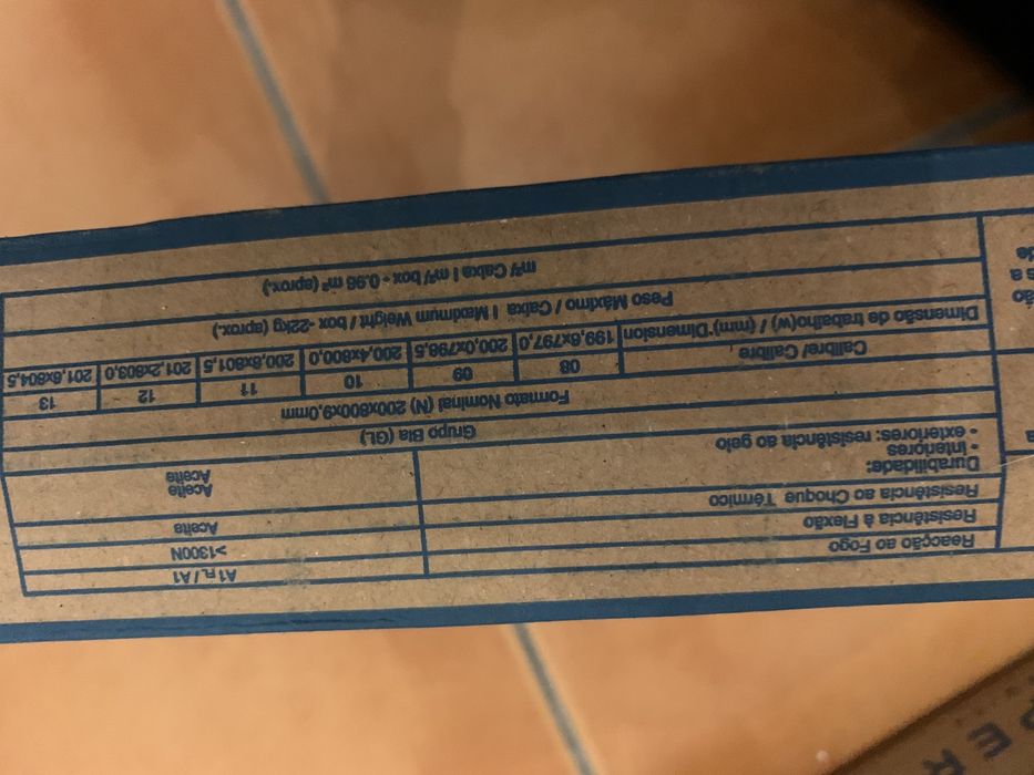 7,6m2 cerâmica a imitar madeira alta qualidade