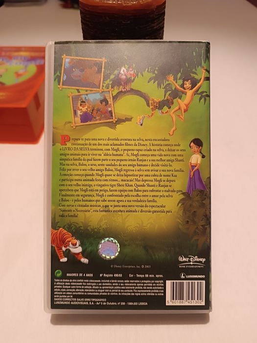 O livro da Selva 2. Filme VHS