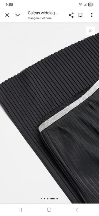 Conjunto calças e blusa XL Mango