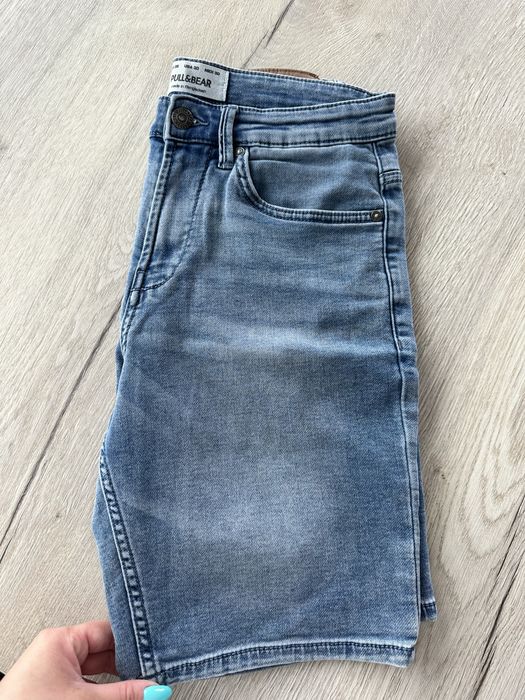 Szorty męskie pull & bear jeansowe miękkie 38 30