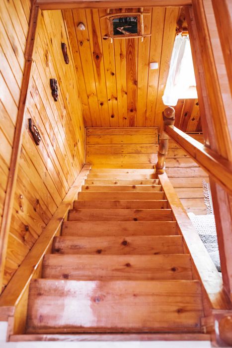 Domek letniskowy nad jeziorem z pomostem (20 km od Giżycka)