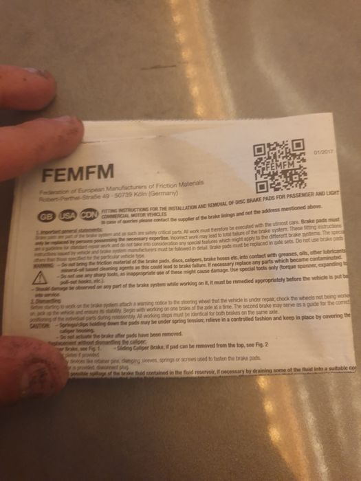 Pastilhas de freio VW Touran