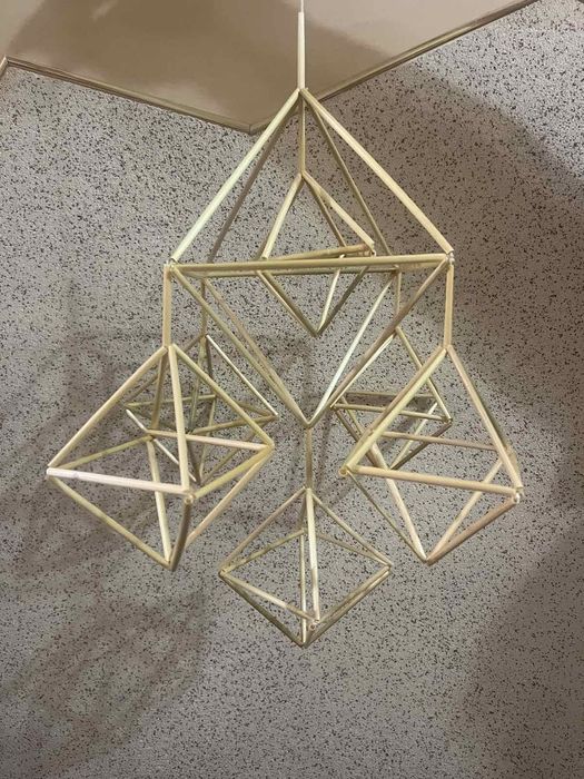 Різдвяний павук з соломи