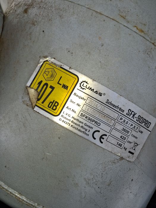 Odśnieżarka spalinowa Lumag SFK90PRO